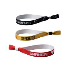 Alternative view of Printed fabric wristbands
