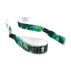Alternative view of Printed fabric wristbands