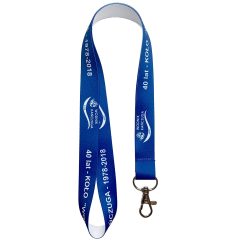 Full color custom lanyards with one-side printed