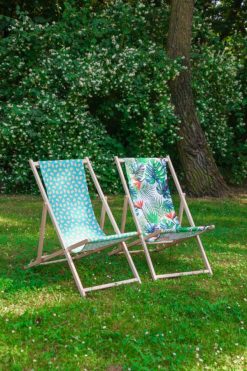 Alternative view of Wooden promotional deckchair with custom print
