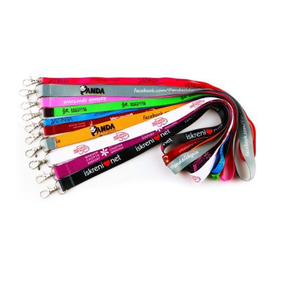 Full color custom lanyards with one-side printed