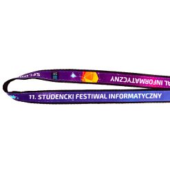Alternative view of Double layer custom printed lanyards