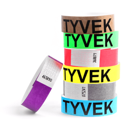 Tyvek wristbands