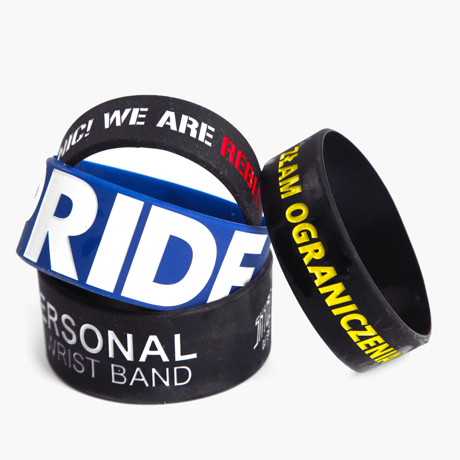 Debossed Silicone Wristbands