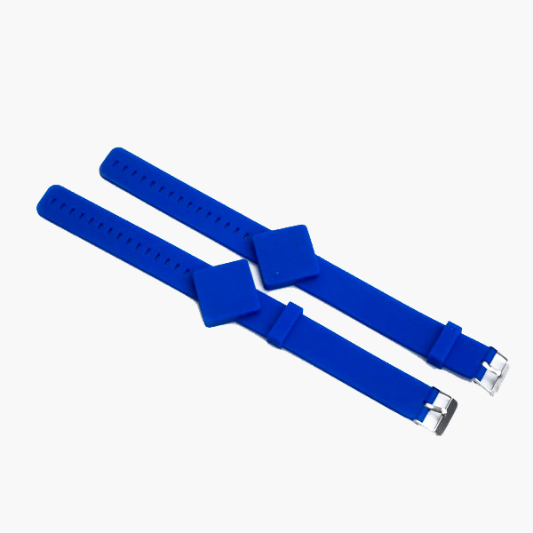 Silicone proximity wristbands with RFID