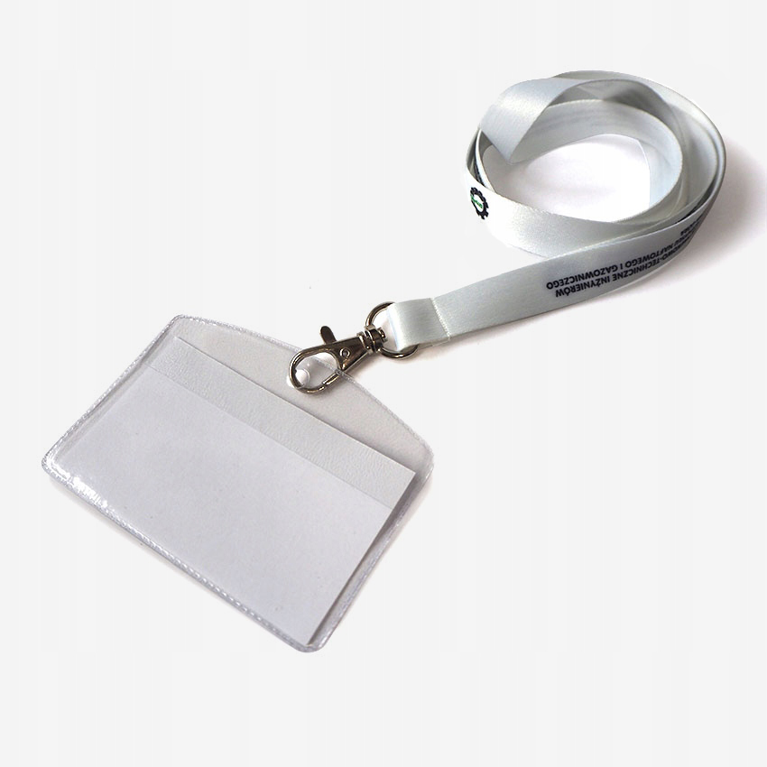 Soft lanyard pouch ID logo advertising 100 pcs