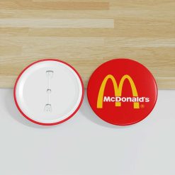 Alternative view of Custom button pin badge