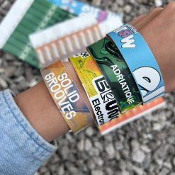 Alternative view of Cinta® Premium wristbands with Full Colour print