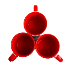 Alternative view of Promotional printed mugs | White with a colored interior and handle