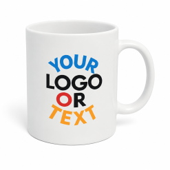 White promotional mugs with printing Cintapunto®
