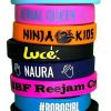 Express printed silicone wristband | Rubber Bracelets