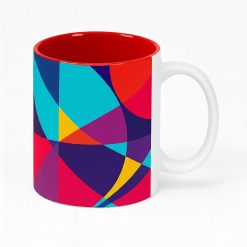 Alternative view of Promotional mugs with Full printing | White with a colored interior